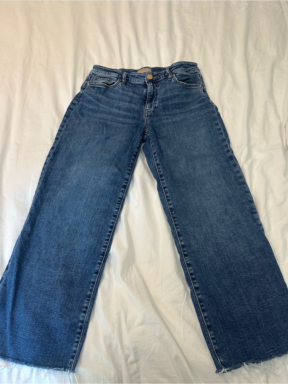 KUT From the Kloth Women's High-Rise Culotte Jeans - Blue